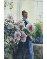 Carl Larsson Leinenhandtuch Azalea 50 x 70 cm 24 